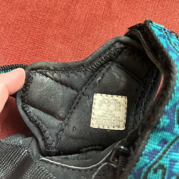 OP Black and Blue Outdoor Sandals with Adjustable Straps - Picture 5 of 8